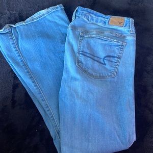 Women American eagle jeans size 12